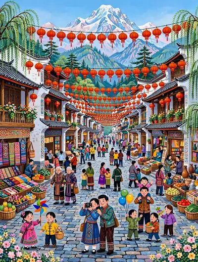 国庆·丽江古城