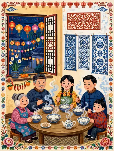 元宵节·吃汤圆