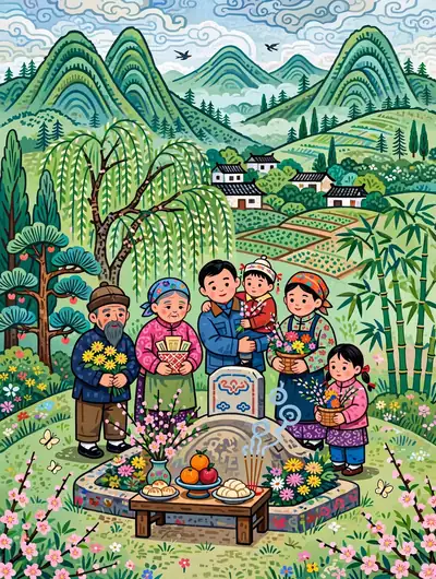 清明节·扫墓祭祖