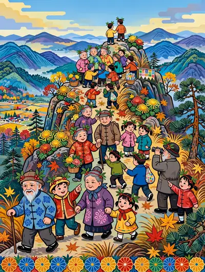 重阳节·登高远眺