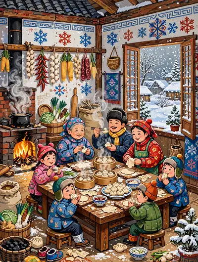 冬至·北方吃饺子
