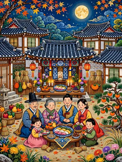 韩国秋夕·团圆祭祖