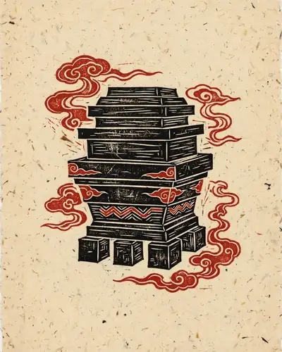 马王堆一号墓木棺椁