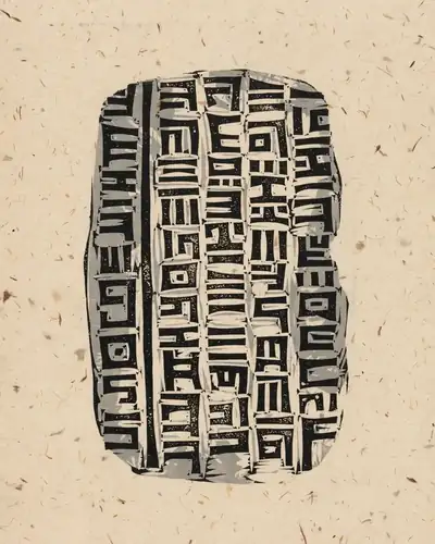 明曹全碑初拓本（"因"字不损本）