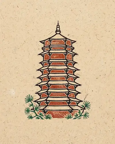 应县木塔 Yingxian Wooden Pagoda