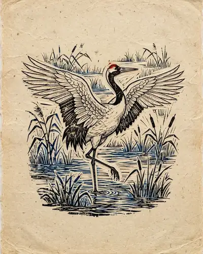 丹顶鹤 Red-crowned Crane